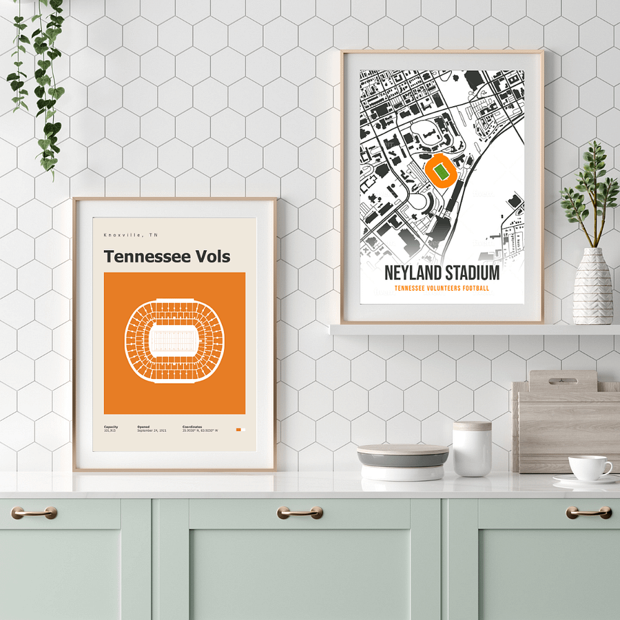Tennessee Vols Stadium Infographic Poster product image (6)
