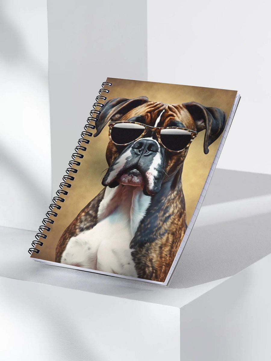 Cool Brindle Boxer Dog Notebook product image (3)