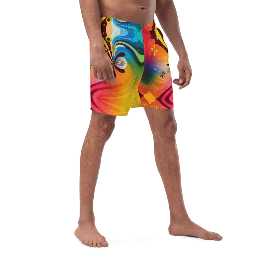 Sunburst Bloom Men's Swim Trunks product image (3)