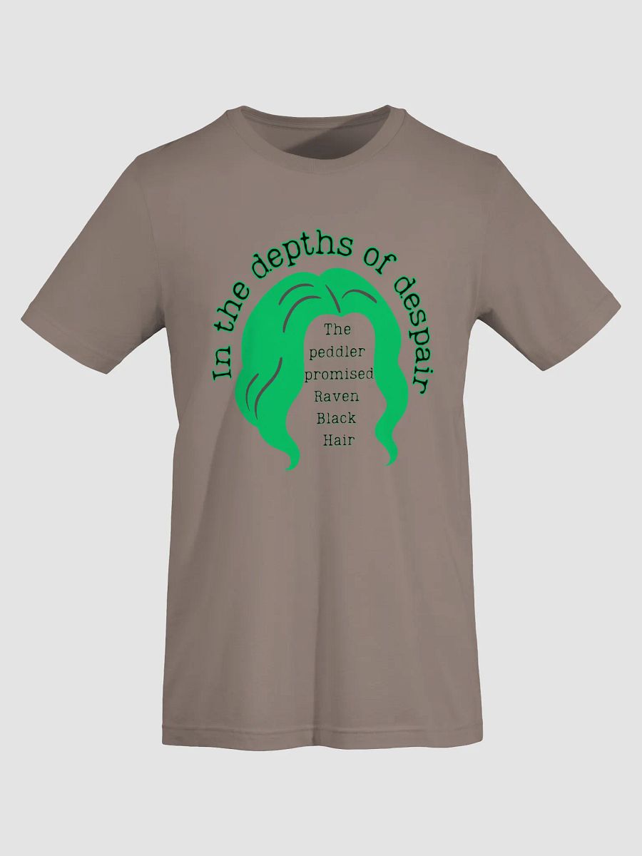 Raven Black Hair Stylized T-Shirt product image (27)