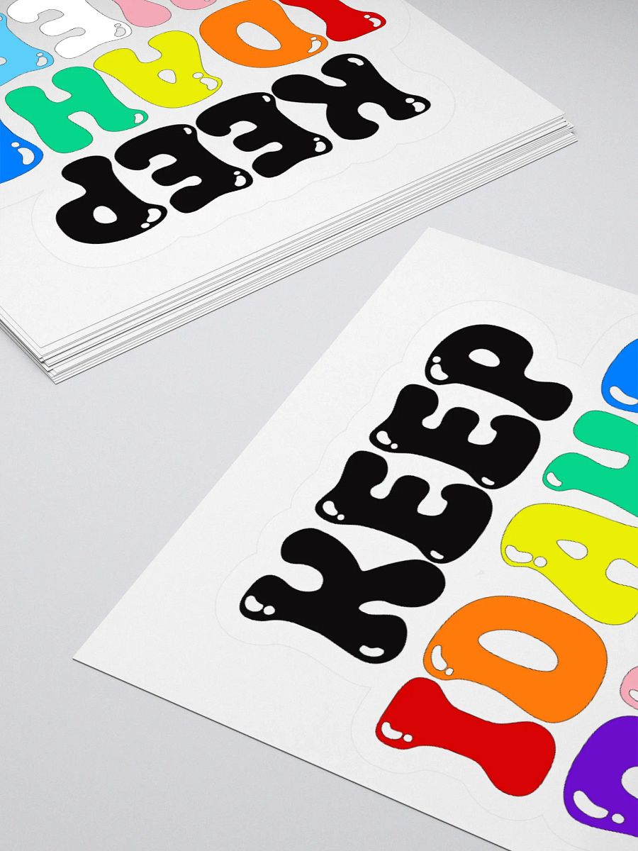 "KEEP IDAHO QUEER" slogan sticker product image (4)