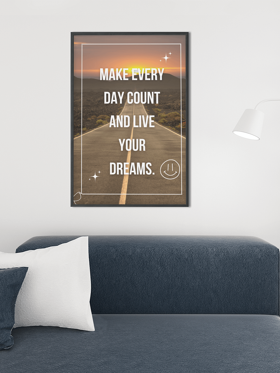 Every Day Counts Framed Poster product image (1)