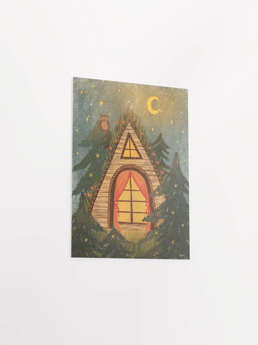 moonlight cabin in the woods product image (3)