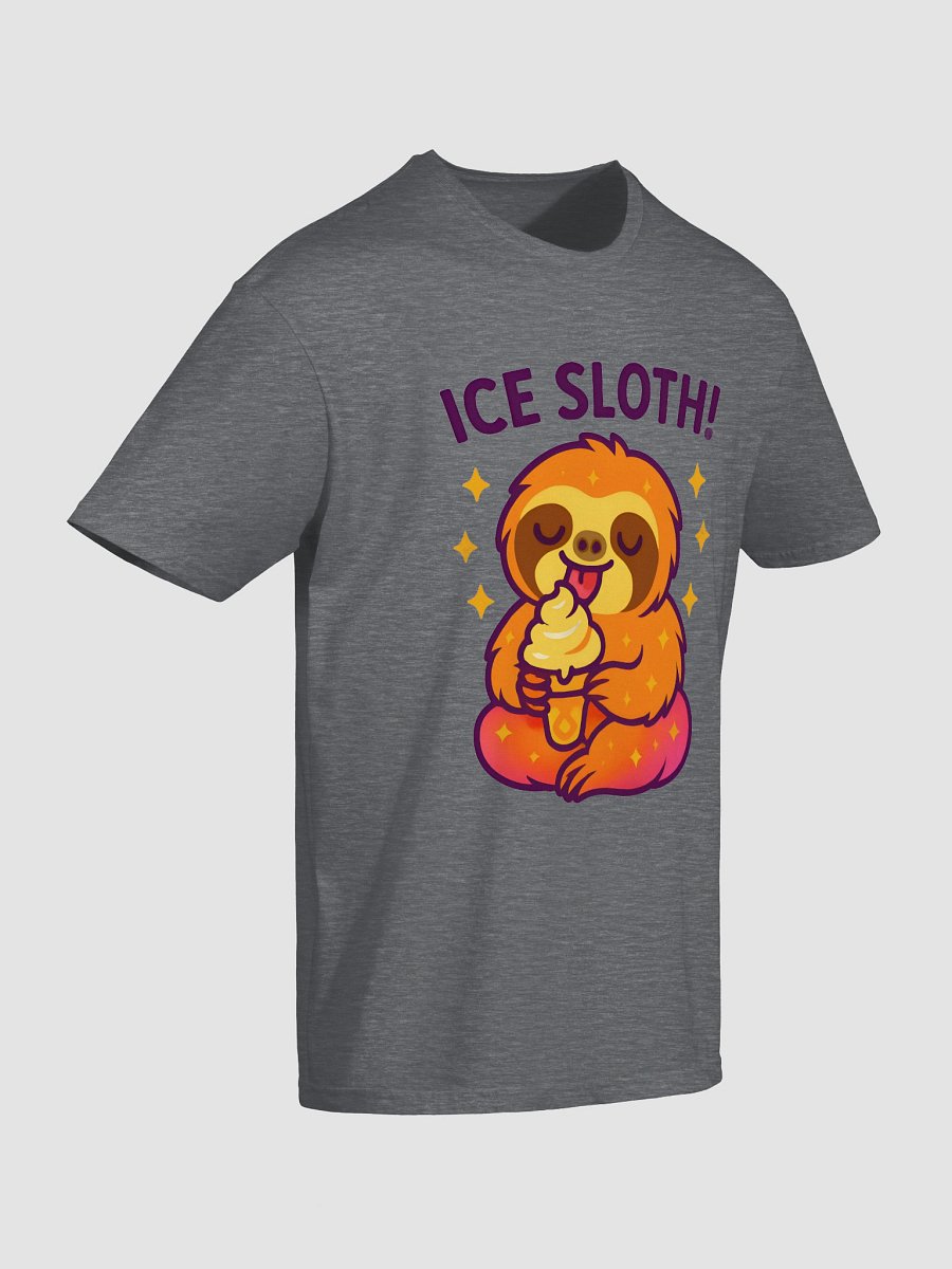 Ice Sloth! – Funny Sloth Ice Cream T-Shirt | Sloths Having Snacks Collection product image (6)