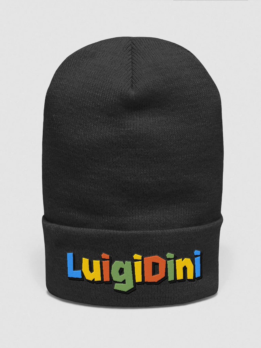 LuigiDini Beanie (Mario Font) product image (1)