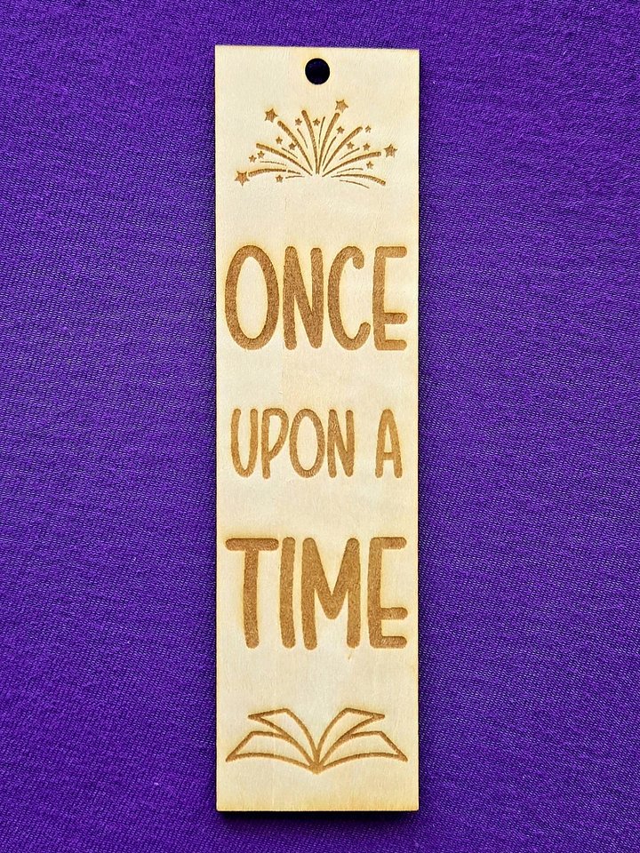 Wooden Bookmark - Once product image (1)