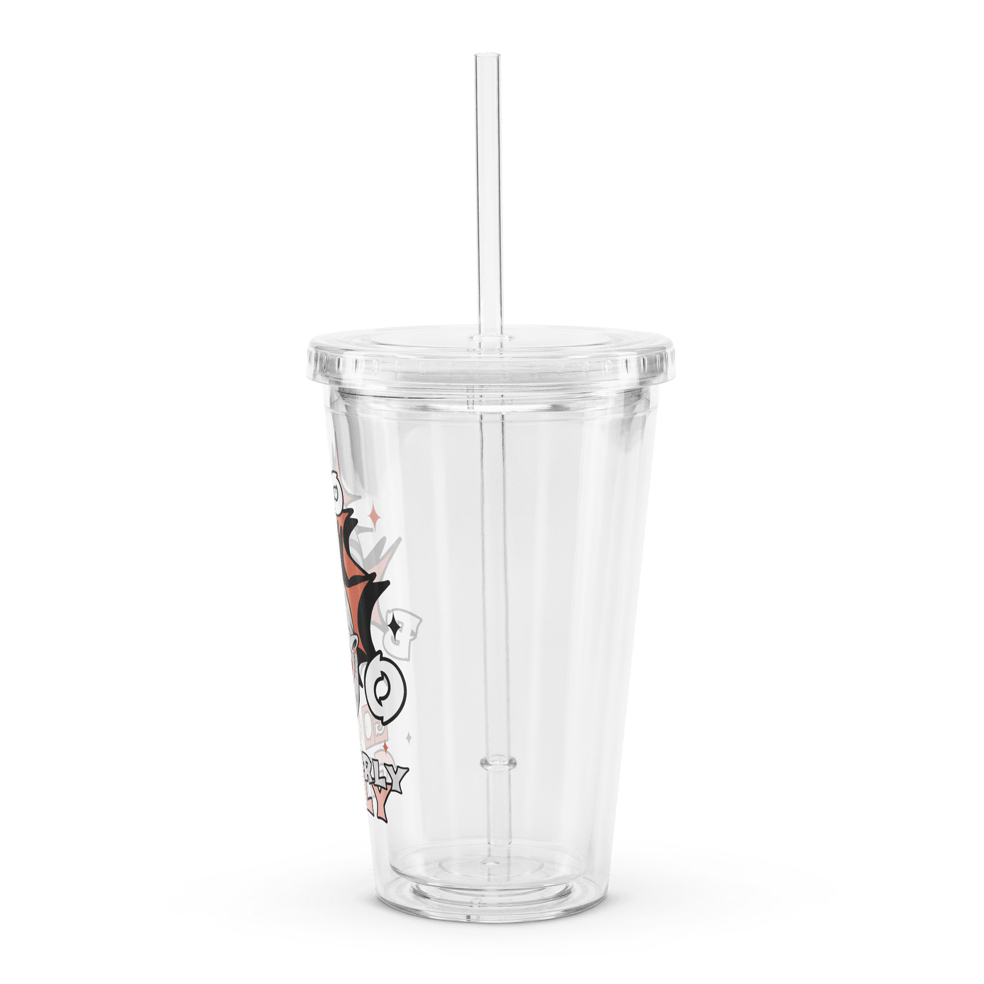 Girly Raccoon Double Wall Tumbler (16 oz) product image (4)