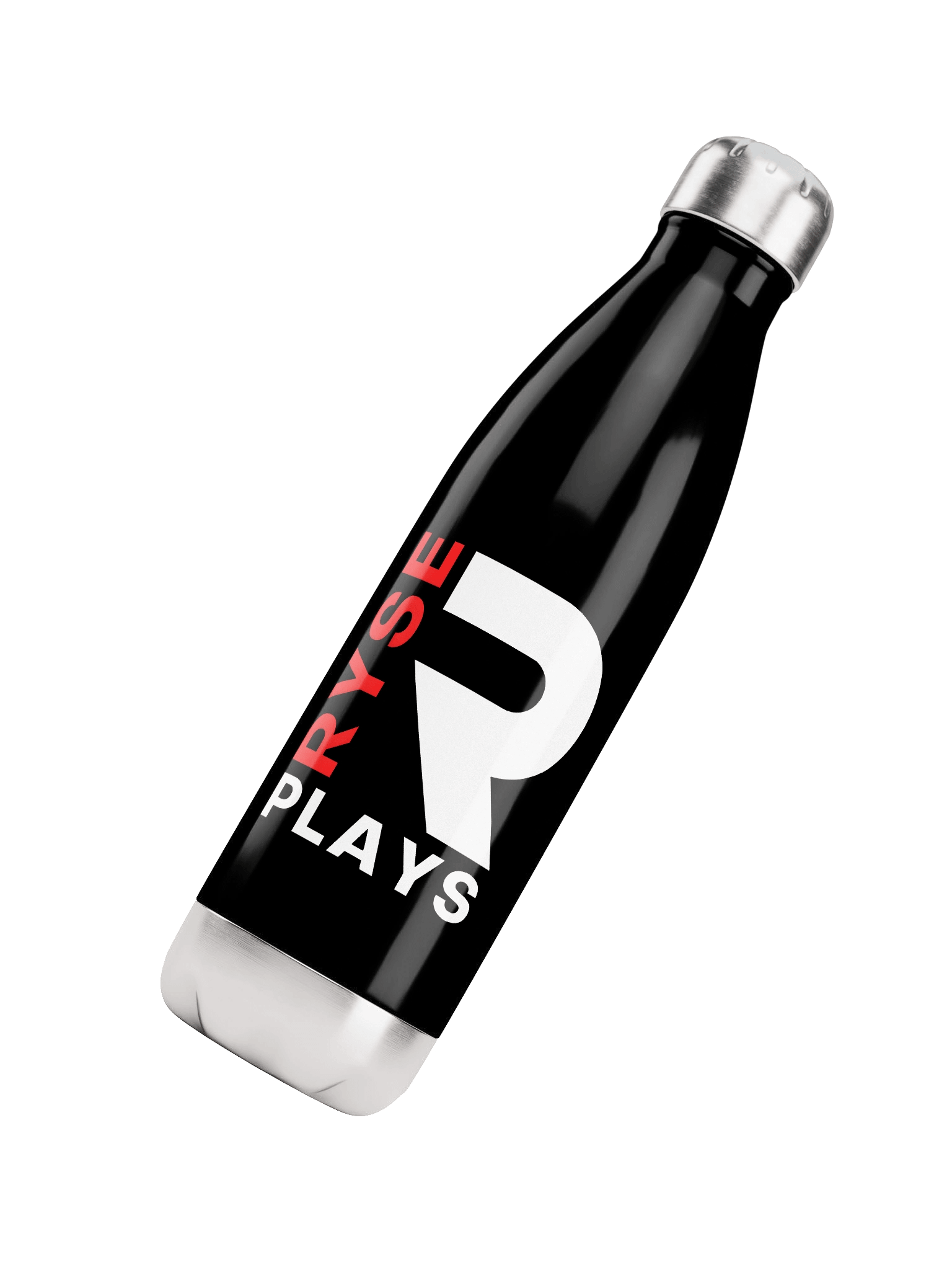 Ryse Plays Stainless Steel Vacuum Flask – Silver & Black Edition product image (4)