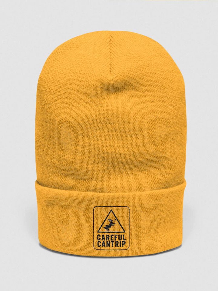 Careful Cantrip Beanie - Black Logo product image (1)