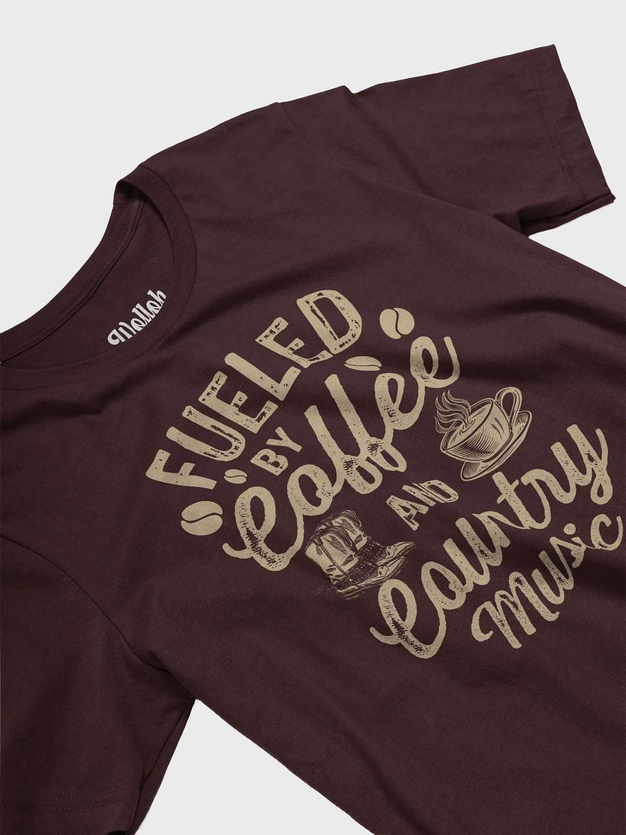 Fueled by Coffee and Country Music T-Shirt – Coffee lover gifts for country fans product image (4)