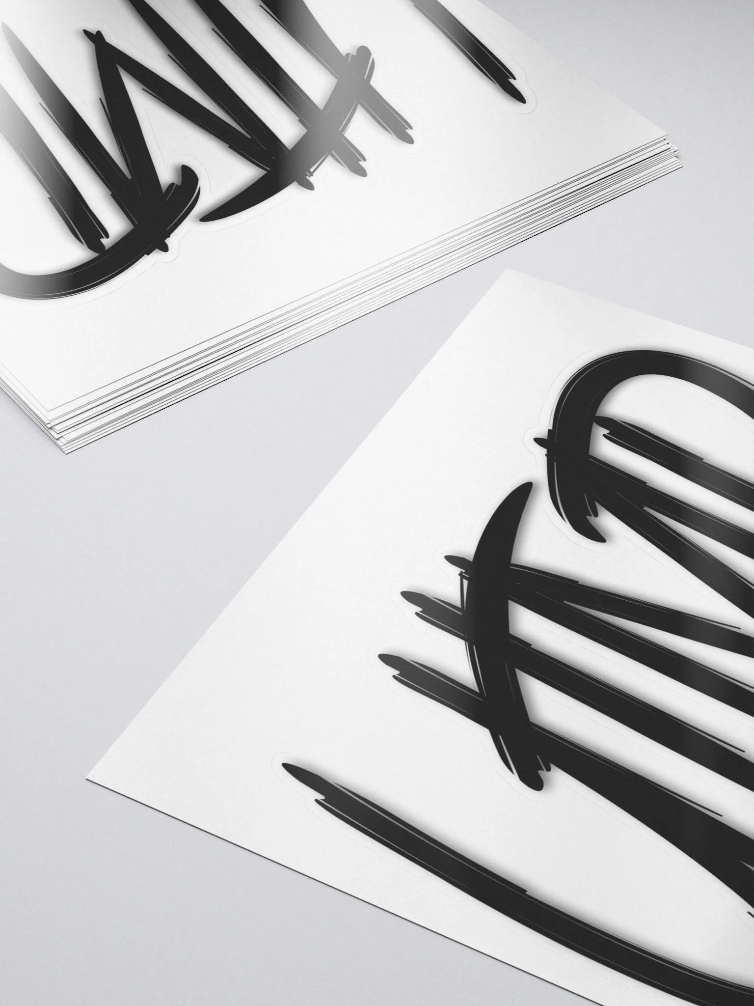 Kiss Cut Sticker - UTMP Logo White product image (5)