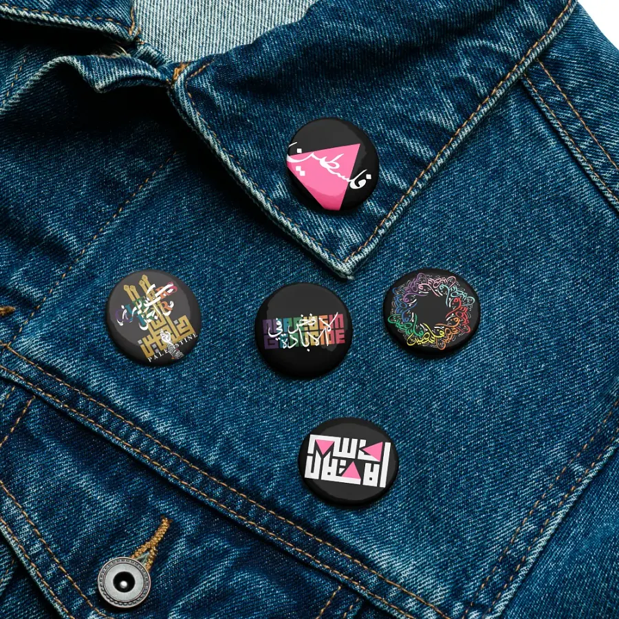 Queer for Palestine Pins๐ณ๏ธโ๐๐ต๐ธ product image (16)