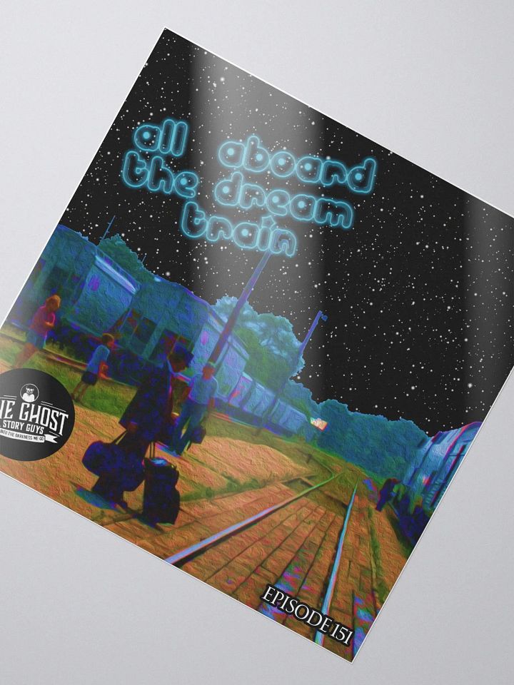 All Aboard the Dream Train Sticker product image (1)