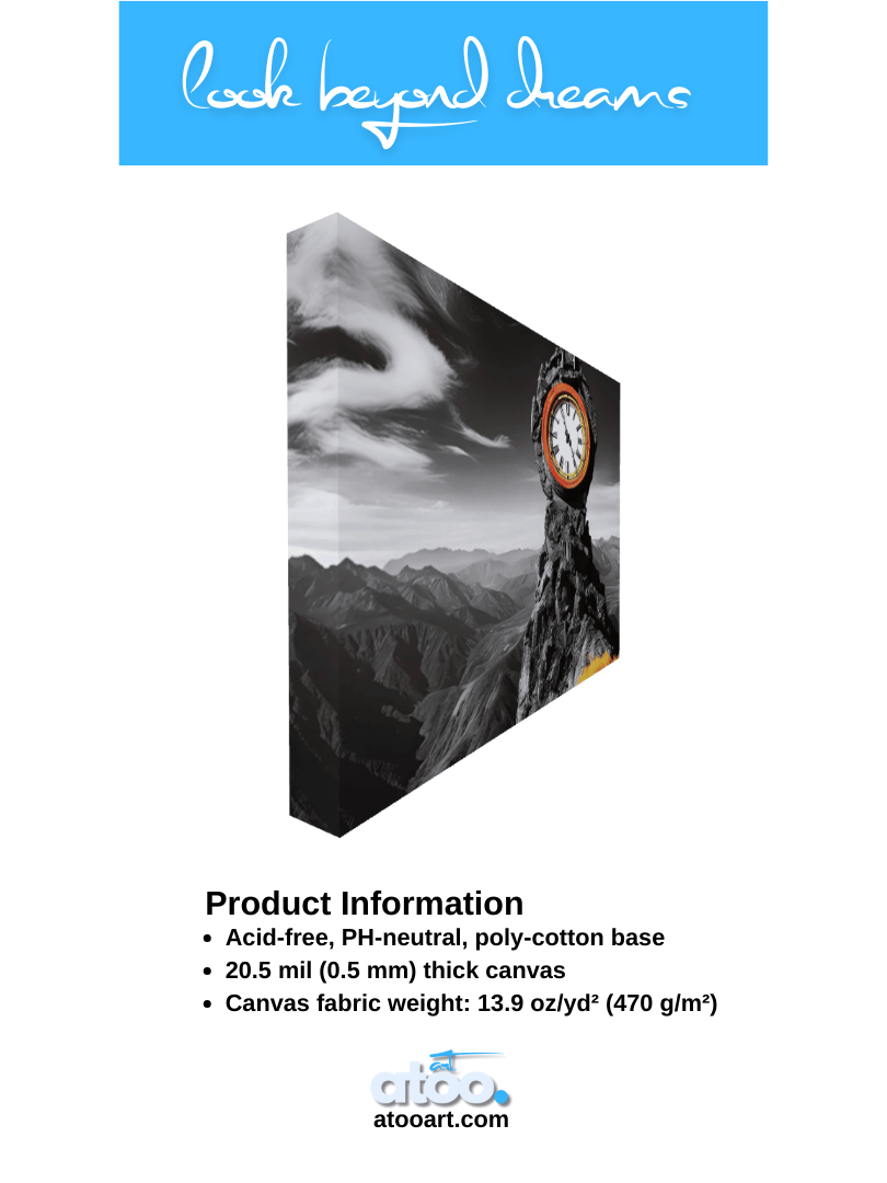 Time Confusion-1 | Canvas Artistic Wall Painting product image (7)