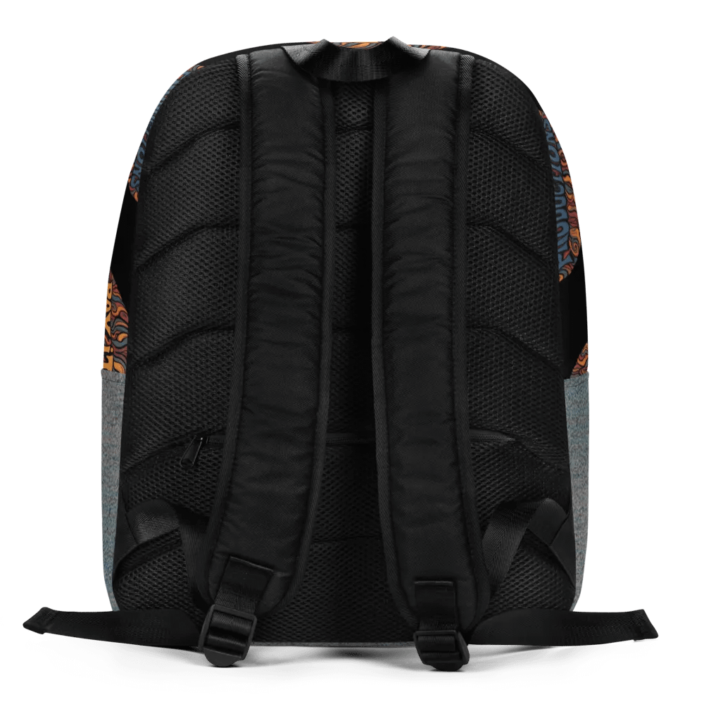 Psychedelic Swirl All-Over Backpack Midnight product image (5)