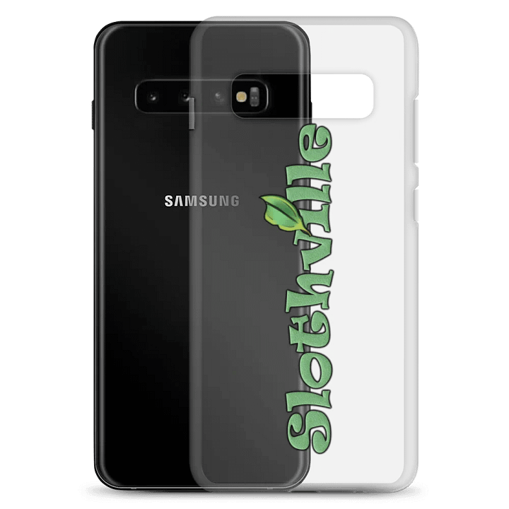 Slothville Green Leaf Clear Samsung Case product image (20)