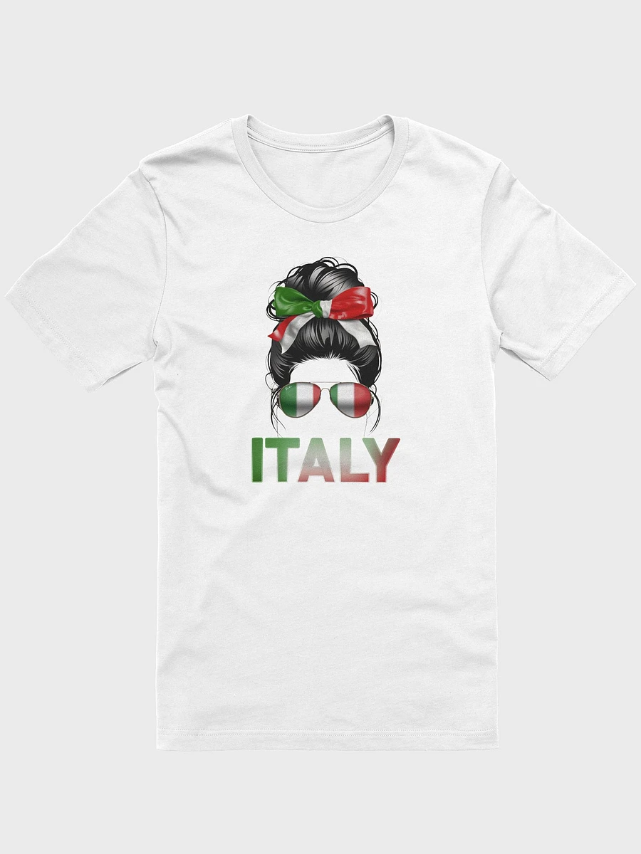 Italian Flag Inspired Bun and Sunglasses T-Shirt product image (22)