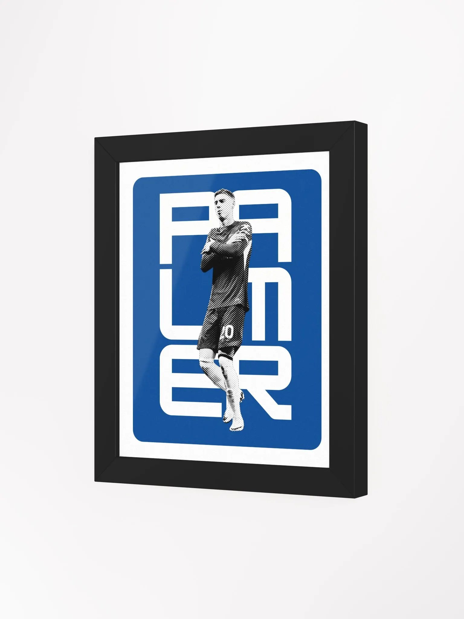 Cole Palmer BW Chelsea Name Art Framed Print product image (1)