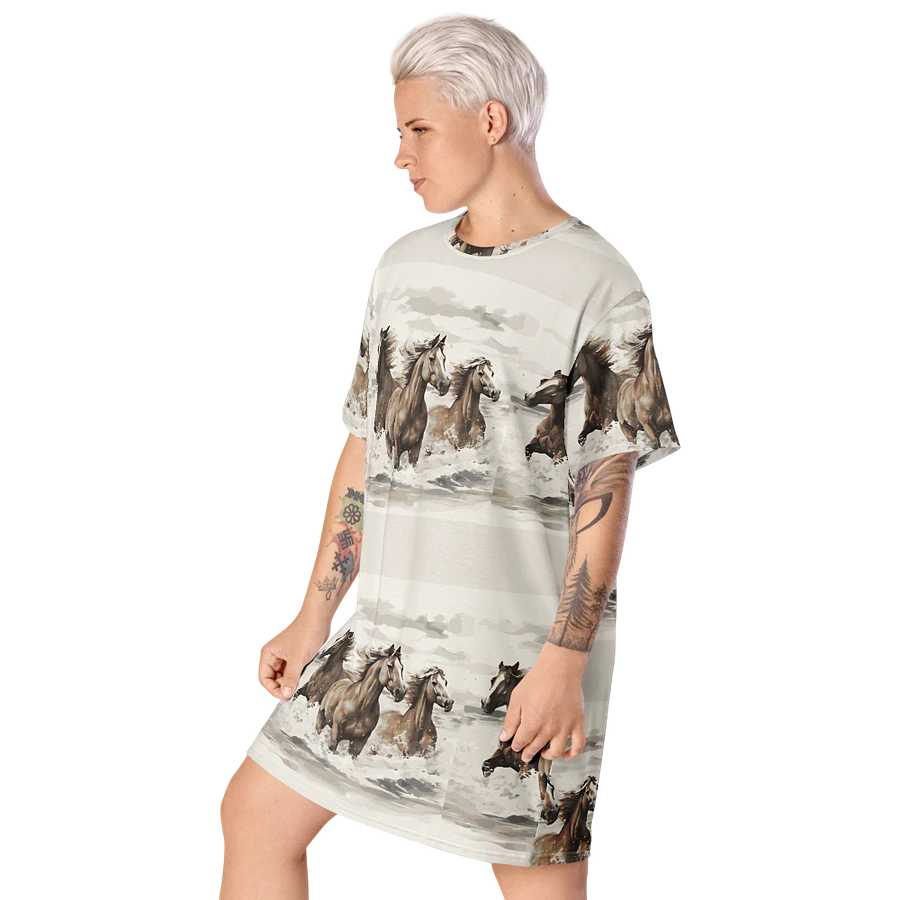 Galloping Grace Horse T-Shirt Dress product image (22)