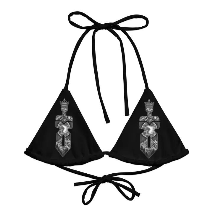 Black and White Bikini Top product image (1)