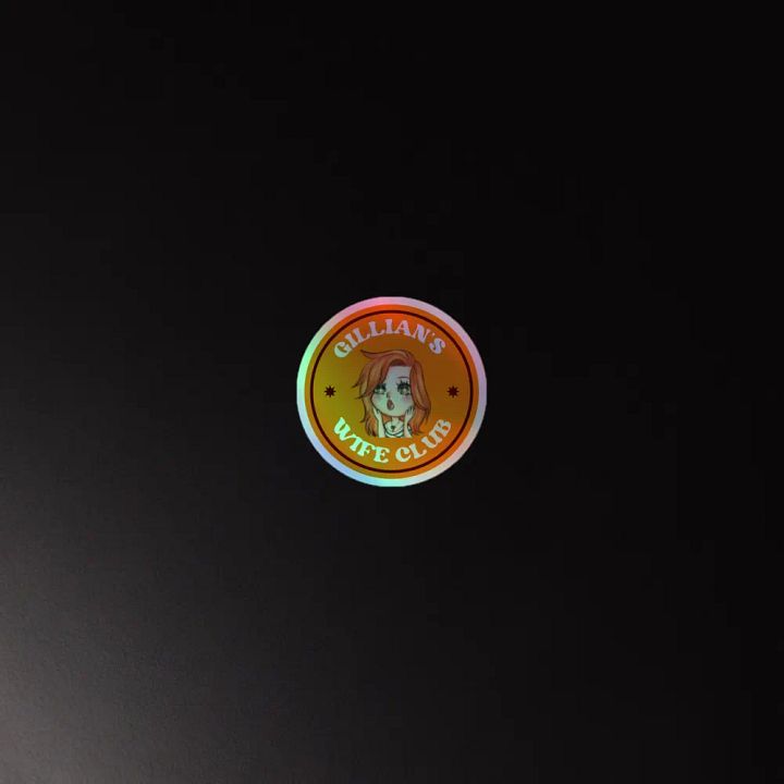 GILLIAN'S WIFE CLUB Holographic Sticker product image (3)