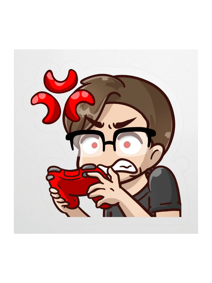 CrimsonStrife :Rage: Emote Sticker product image (1)