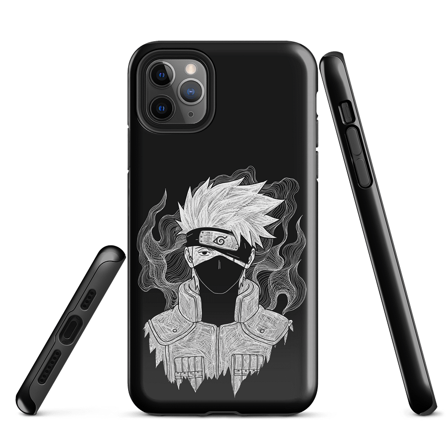Kakashi Hatake Phone Case | Naruto Shippuden Copy Ninja Sketch Art | Mysterious Manga Linework Design product image (3)