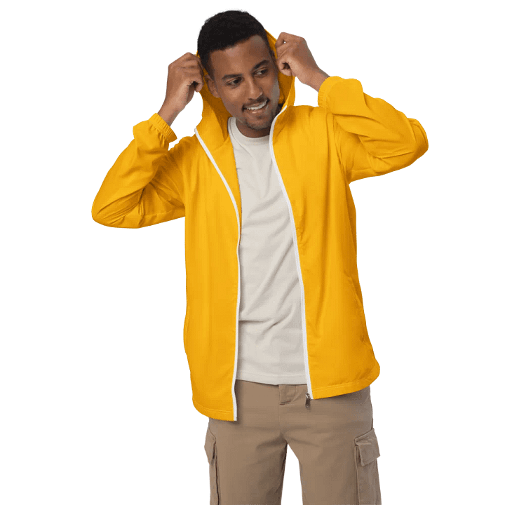 Plain Color Amber Windbreaker product image (1)