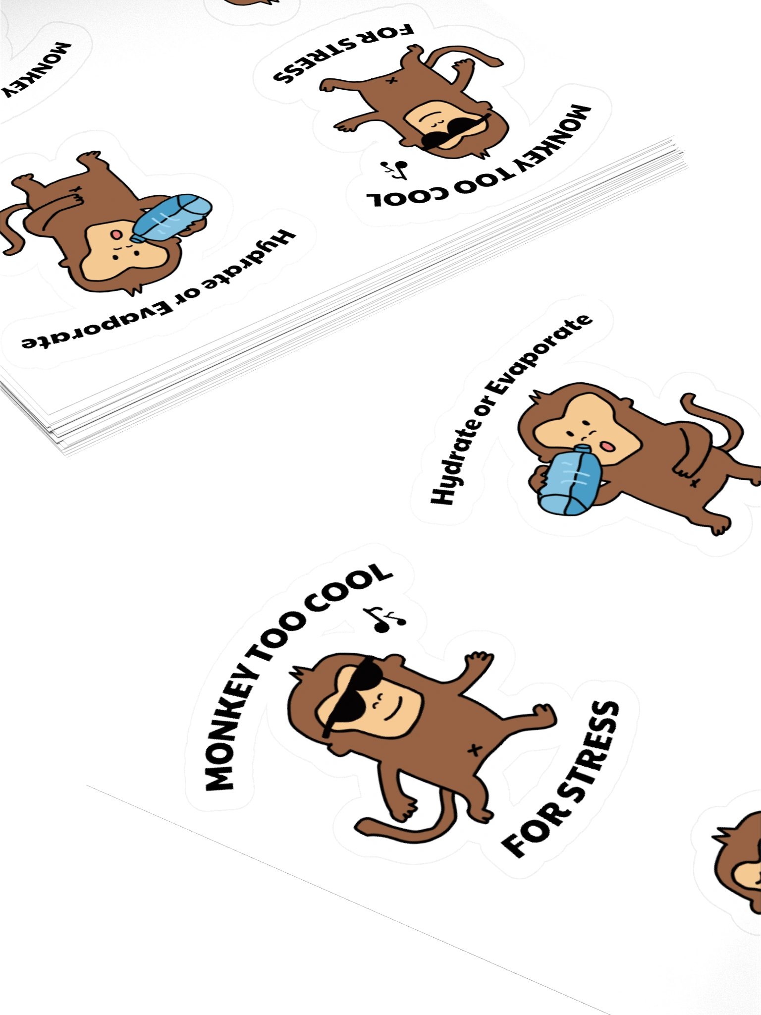 Monkey Moments Sticker Pack product image (4)