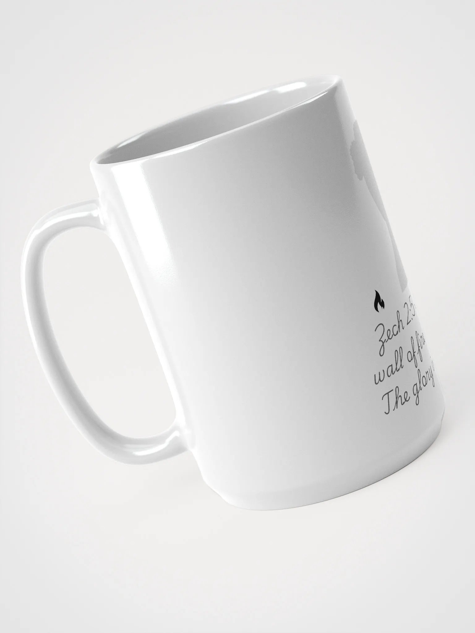 Zech 2:5 White Mug product image (4)
