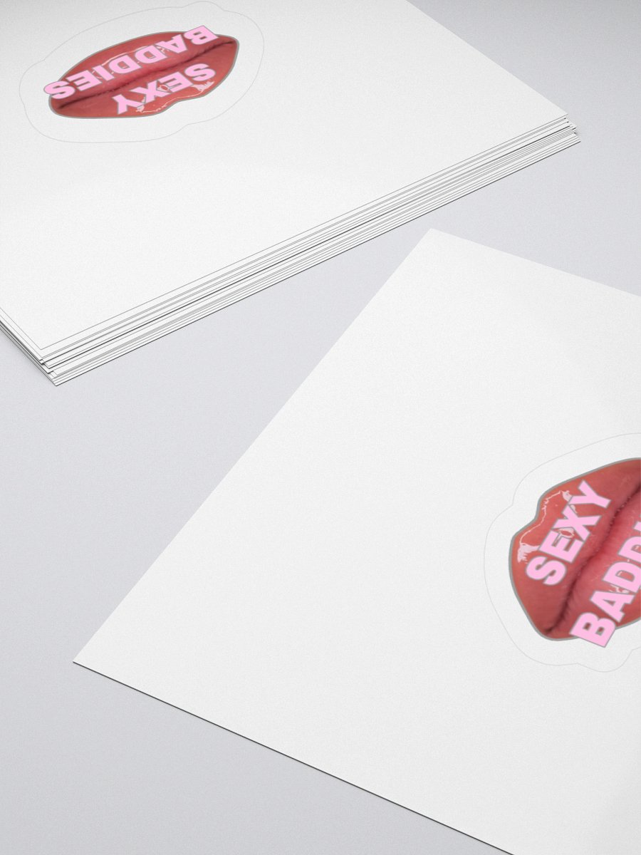 Glossy SexyBaddies Lips Kiss Cut Stickers product image (14)