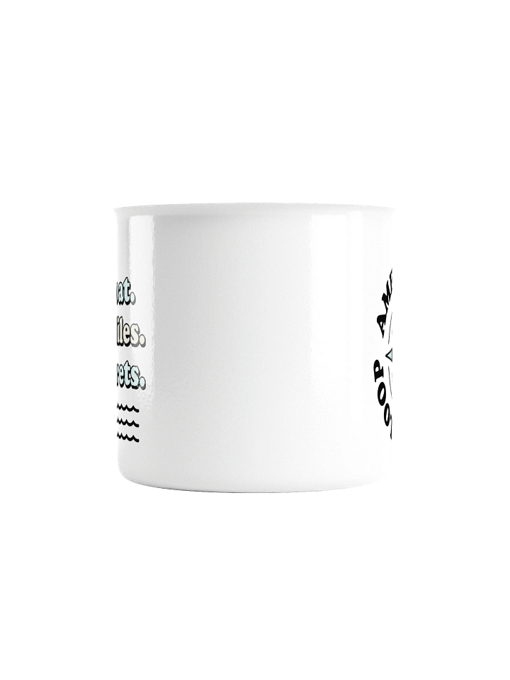 No Regrets Retro Enamel Mug product image (2)