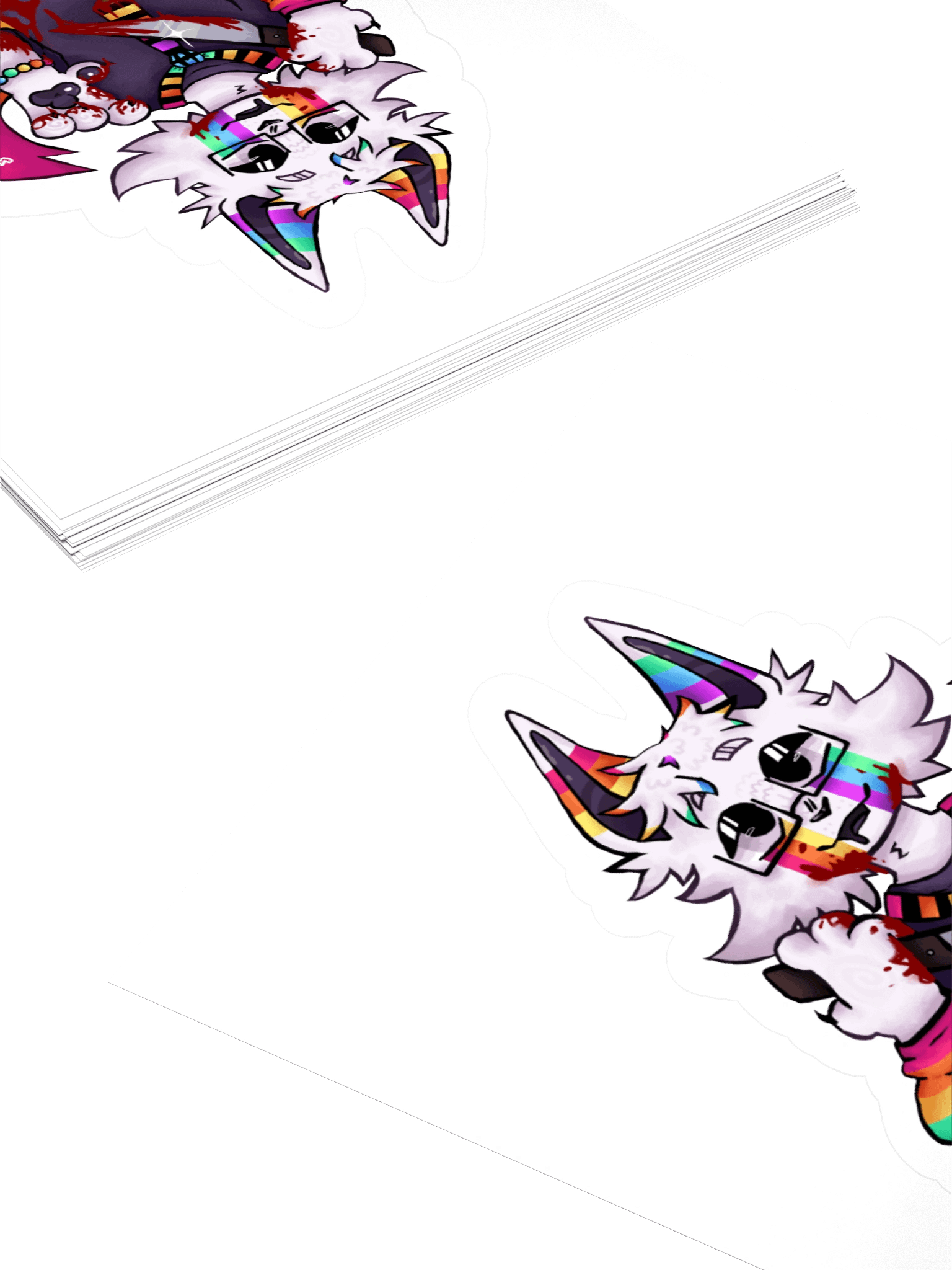 MURDERER GLITTER STICKER product image (10)