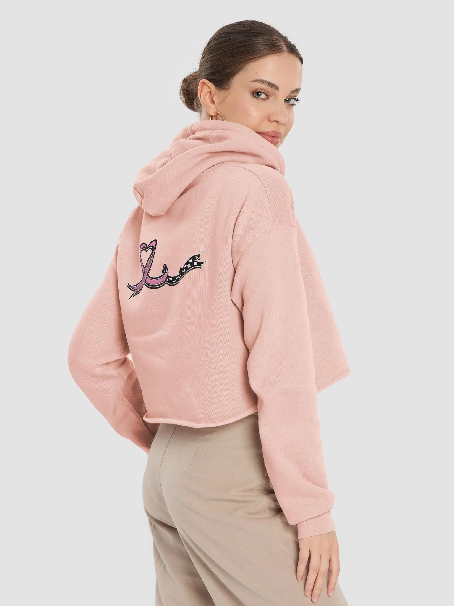 Heart Flag--By Mischi--Cropped Hoodie product image (6)
