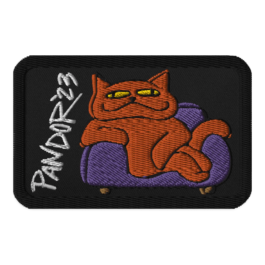 No Thoughts Cat Patch product image (1)