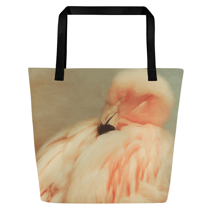 Pink Flamingo Paradise Tote Bag product image (2)