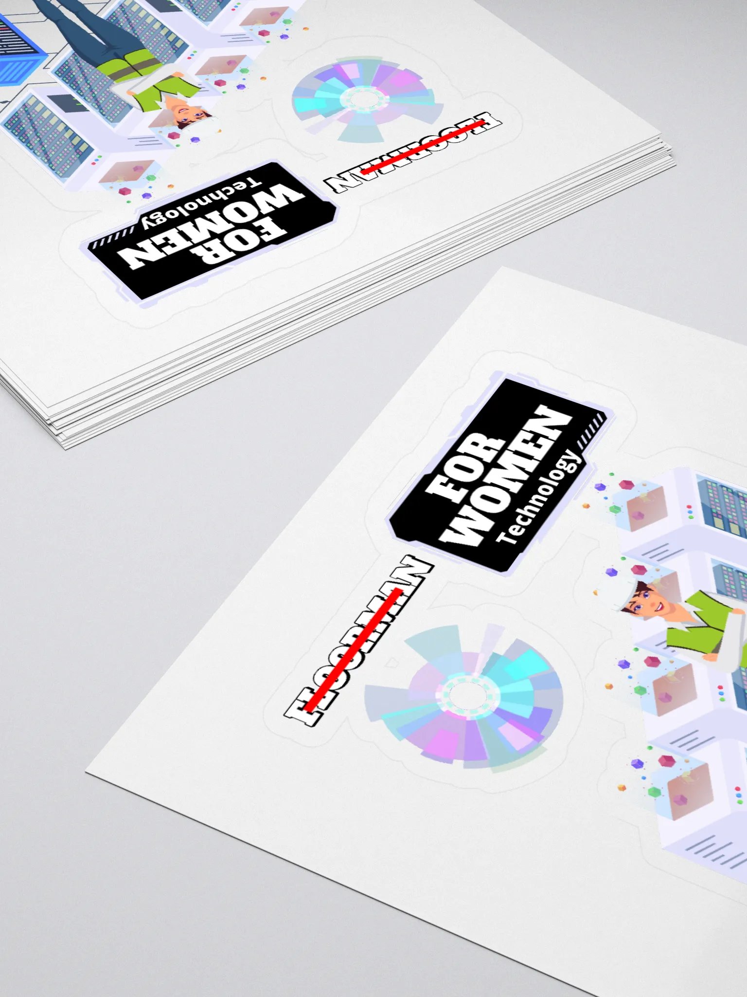 For Women Technology Inspirational Sticker product image (4)