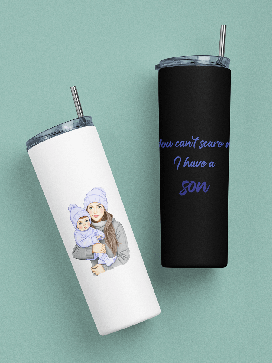 Stay Refreshed, Mama - Tumbler for Boy Moms - Green eyes, Blonde hair product image (1)