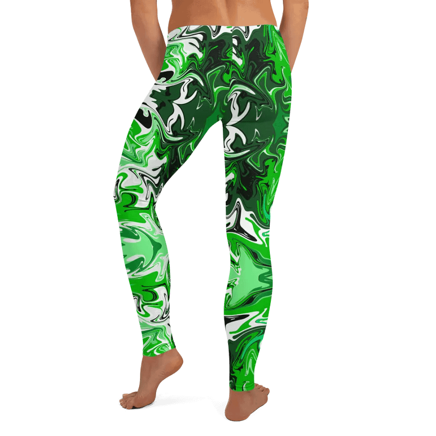 Green Swirl Leggings product image (9)