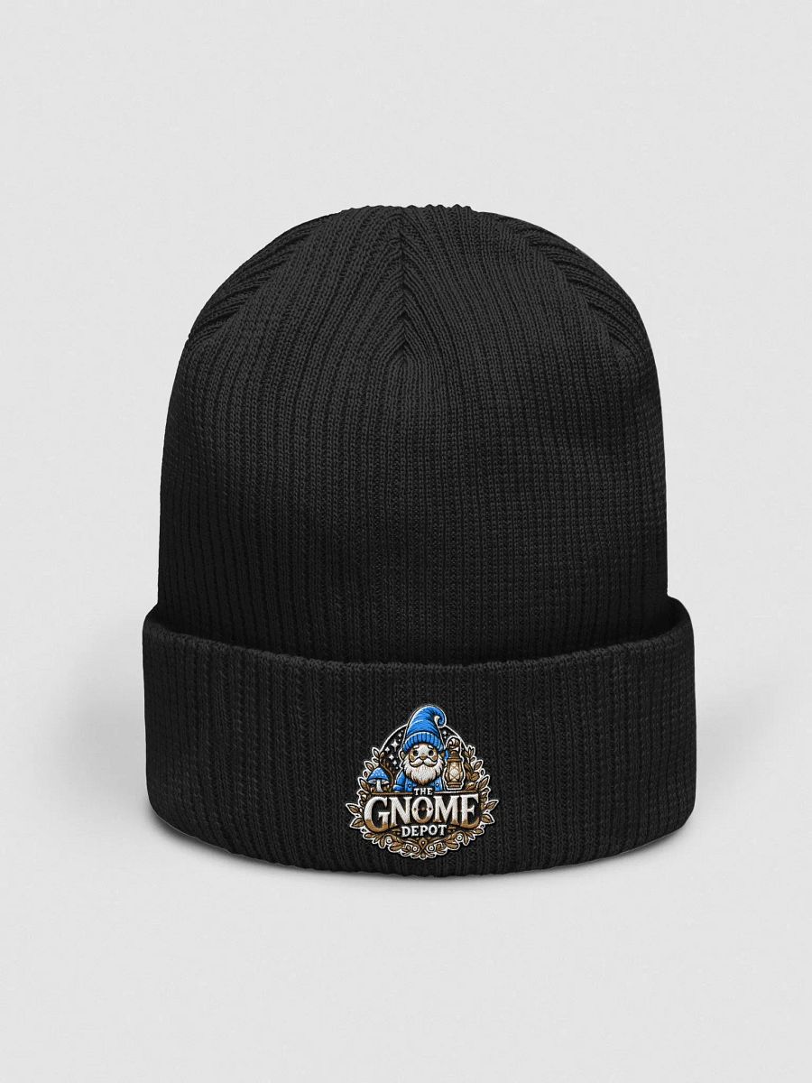The Gnome Depot Organic Ribbed Beanie product image (1)