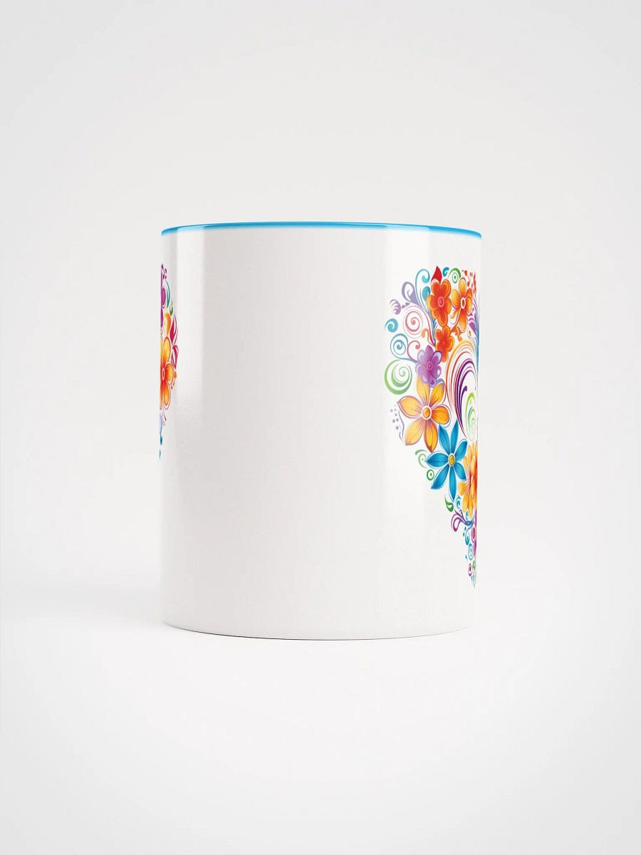 Flower Heart Rainbow of Colors Mug product image (5)