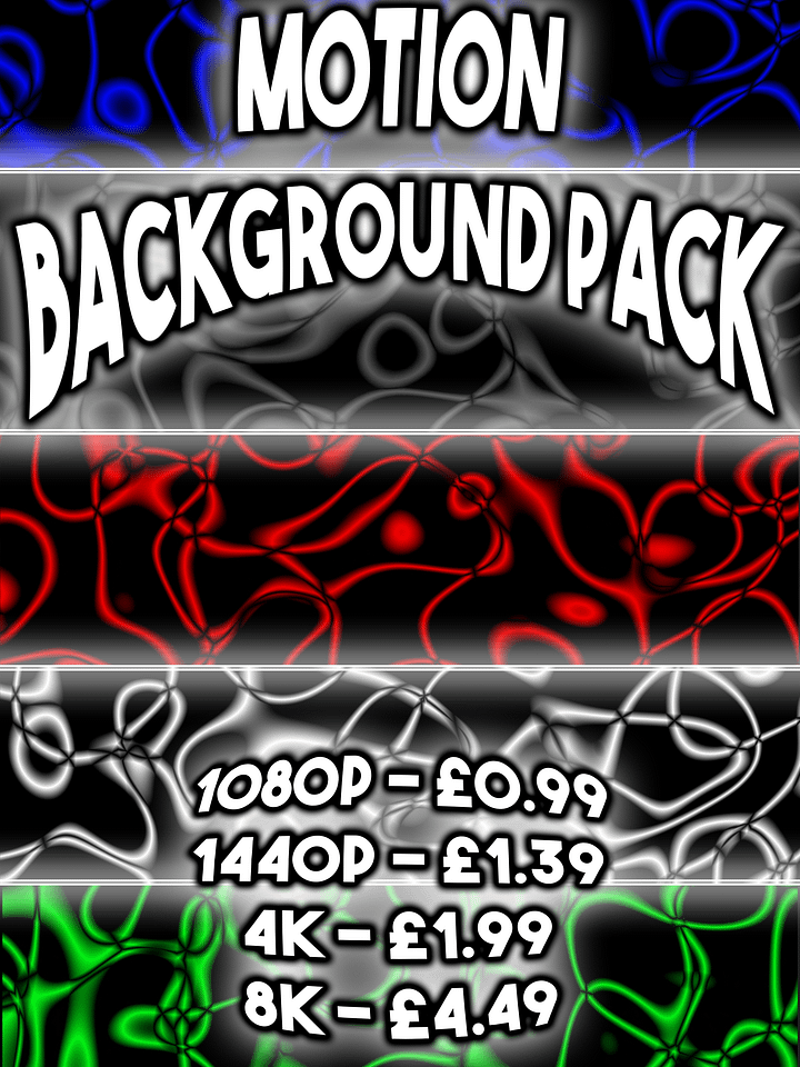 Animated Background Pack 1 - 1080p Liquid Backgrounds product image (1)