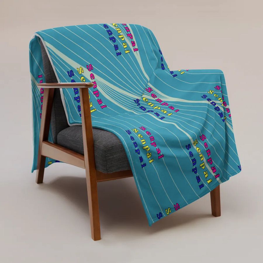 Senpai Throw Blanket product image (3)