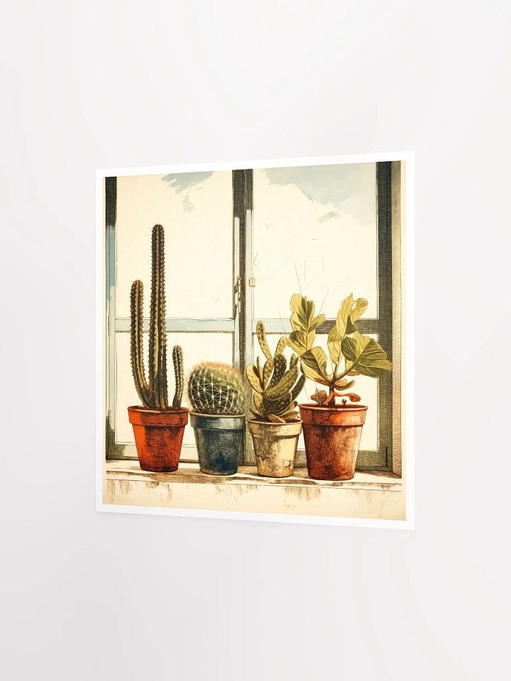 Art2401-04 Potted Plants Still Life - Art Print product image (7)