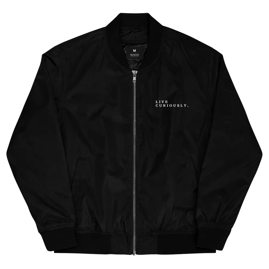 Live Curiously Embroidered Bomber Jacket product image (3)