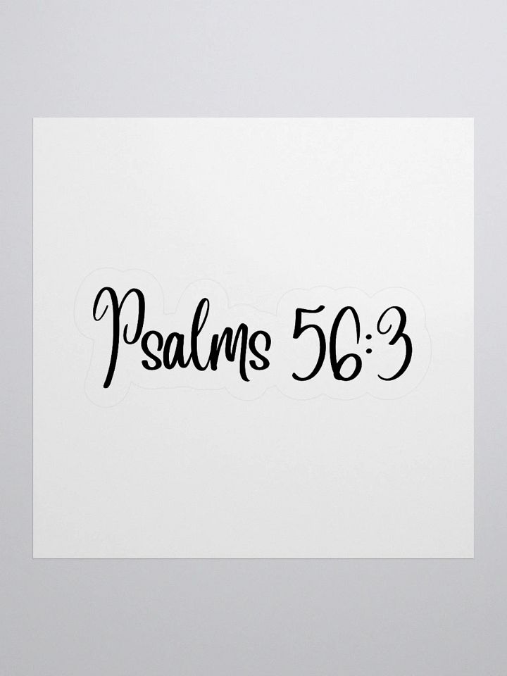 Psalm 56:3 Sticker product image (1)