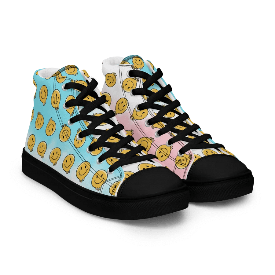 Make me smile - Women's High Top Canvas Shoes product image (8)