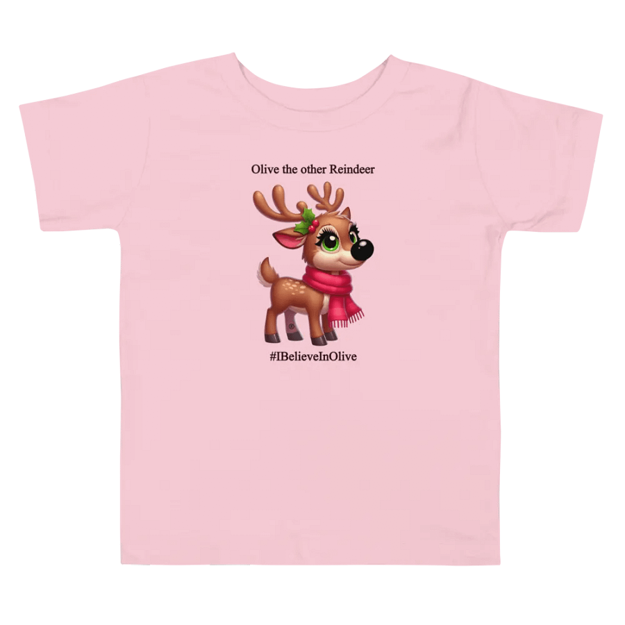 Toddler Official Christmas 'Olive the other Reindeer' Bella+Canvas Toddler T-Shirt product image (2)