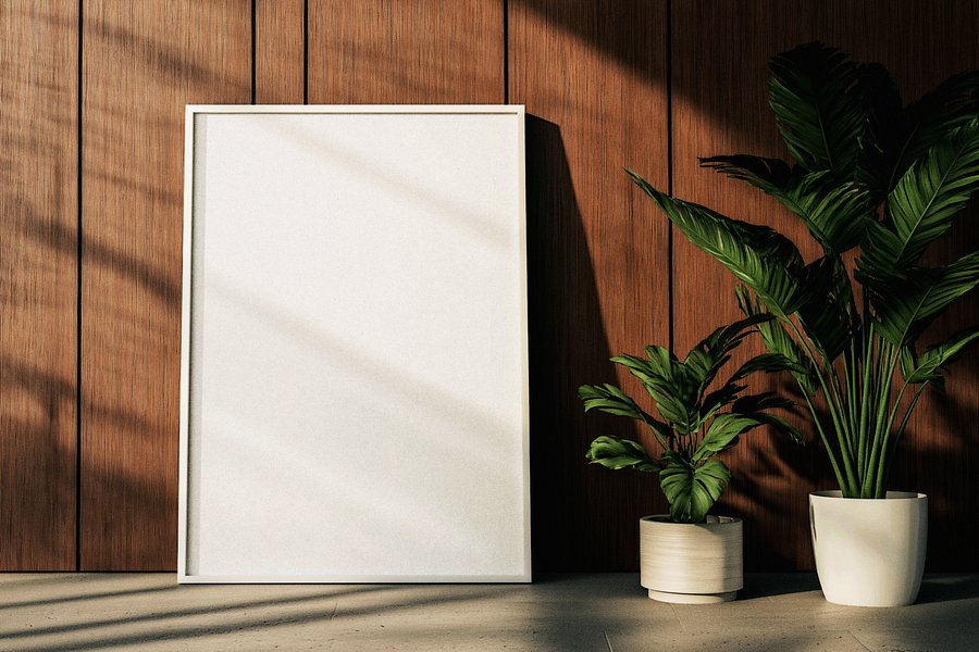 Frame Mockup on Wood product image (2)
