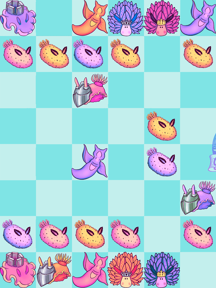 FREE Sea Slug Digital Chess Set! (png images) product image (2)
